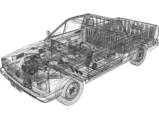 Volkswagen Saveiro 3D Model