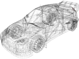 Ford Focus WRC (2003) 3D Model