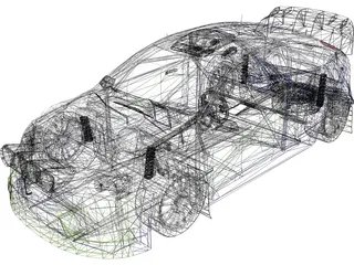 Ford Focus WRC (2006) 3D Model