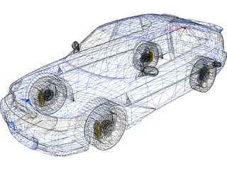 SAAB 9-3 Viggen Turbo 3D Model