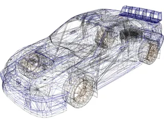 Subaru Impreza WRC (2003) 3D Model