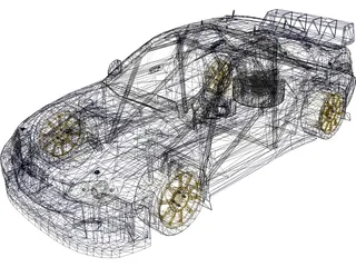 Subaru Impreza WRC (2006) 3D Model