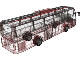 Volvo Bus 3D Model