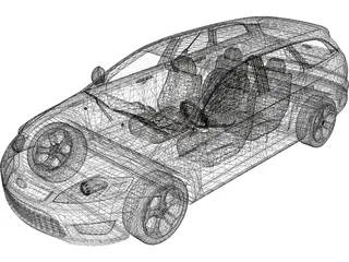 Ford Mondeo Sportbreak 3D Model