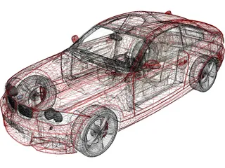 BMW 135i E82 Coupe (2009) 3D Model