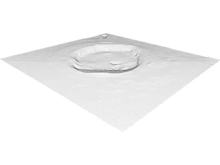 Dawes Crater 3D Model