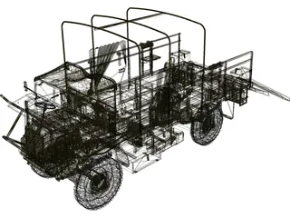 Bedford Truck 3D Model