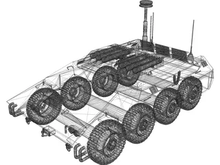 ARV Woodland Tank 3D Model