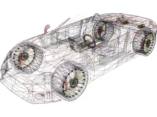 Spyker C8 Spyder 3D Model