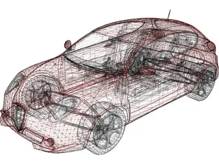 Alfa Romeo Mito 3D Model