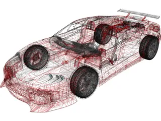 Ferrari 360 Modena [Tuned] 3D Model