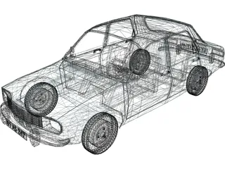 Renault 12 3D Model
