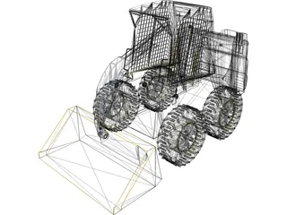 Skid Steer 3D Model