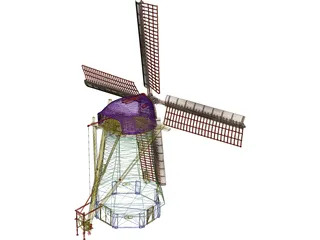 Windmill 3D Model