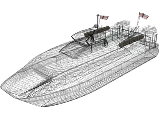 Catamaran 3D Model