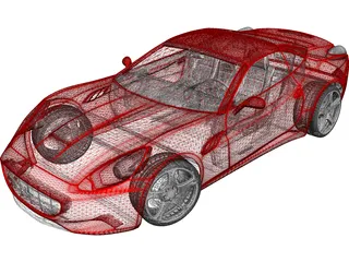 Ferrari California (2009) 3D Model