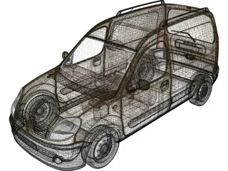 Renault Kangoo II 3D Model