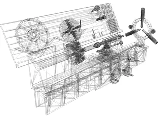 Convention Lathe 3D Model