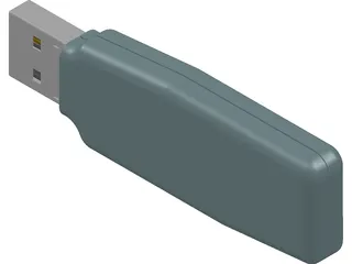 Z-Drive USB Thumbdrive 3D Model