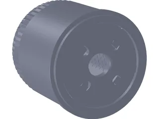 Oil Filter 3D Model