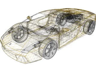 Lamborghini Gallardo 3D Model