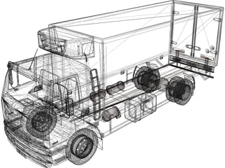 DAF Fridge 3D Model