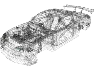 Nissan S15 Silvia Body 3D Model