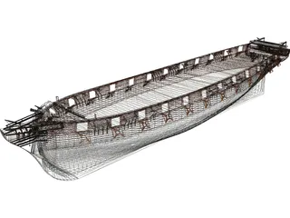 La Creole Hull 3D Model