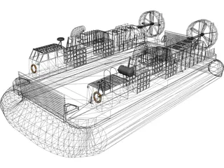 Landing Craft Air Cushion (LCAC) 3D Model