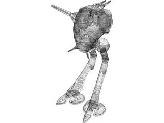 Zentraedi Battlepod 3D Model