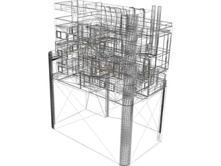 Meier Douglas House 3D Model