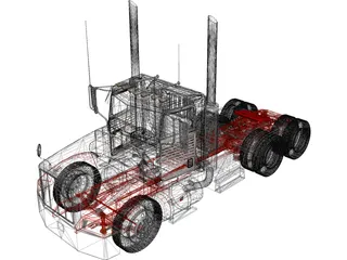 Peterbilt 385 (2006) 3D Model