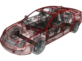 Ford Fusion 3D Model