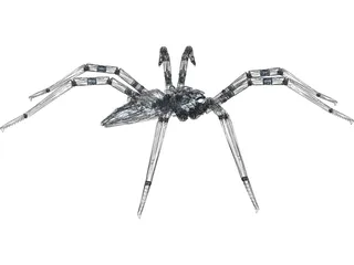 Mechanical Spider Robot 3D Model