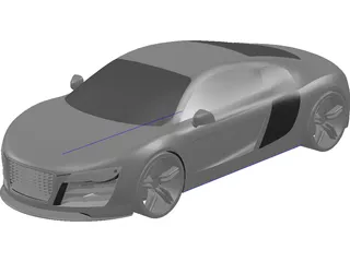 Audi R8 3D Model