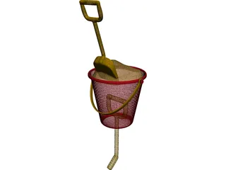 Sand Bucket 3D Model