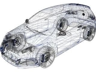 Volkswagen Golf V Mk6 GTR 3D Model