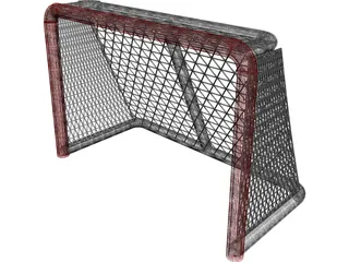Hockey Goal 3D Model