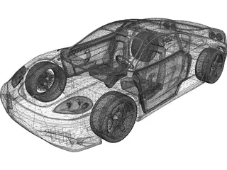 Ferrari 360 Modena (1999) 3D Model