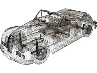 BMW 502 (1954) 3D Model