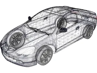 Honda Integra [Acura RSX] (2001) 3D Model