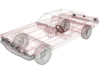 Ford Mustang (1965) 3D Model