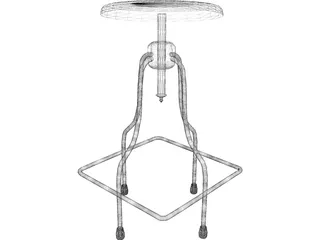 Precision Stool 3D Model