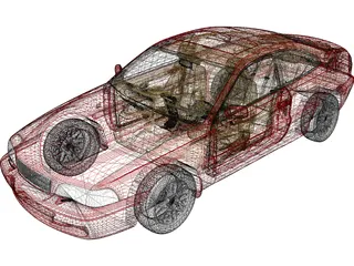 Volvo C70 [+Interior] (2000) 3D Model