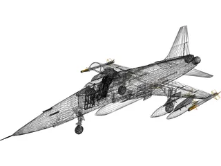 F-5E 3D Model