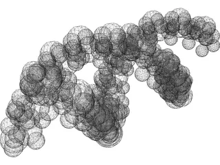 DNA Strand 3D Model