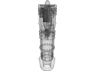Jet Engine 3D Model