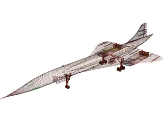 Concorde 3D Model