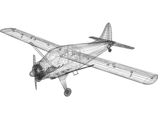 de Havilland Canada DHC-2 Beaver 3D Model