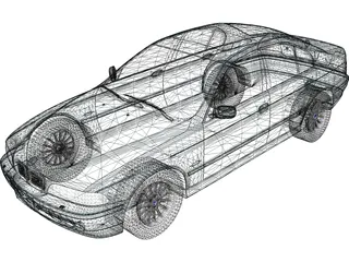 BMW 540i (2001) 3D Model